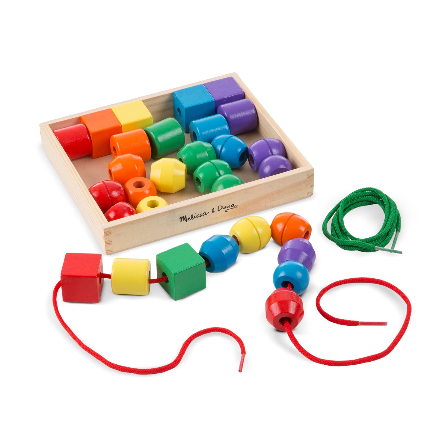 Melissa and Doug Primary Lacing Beads