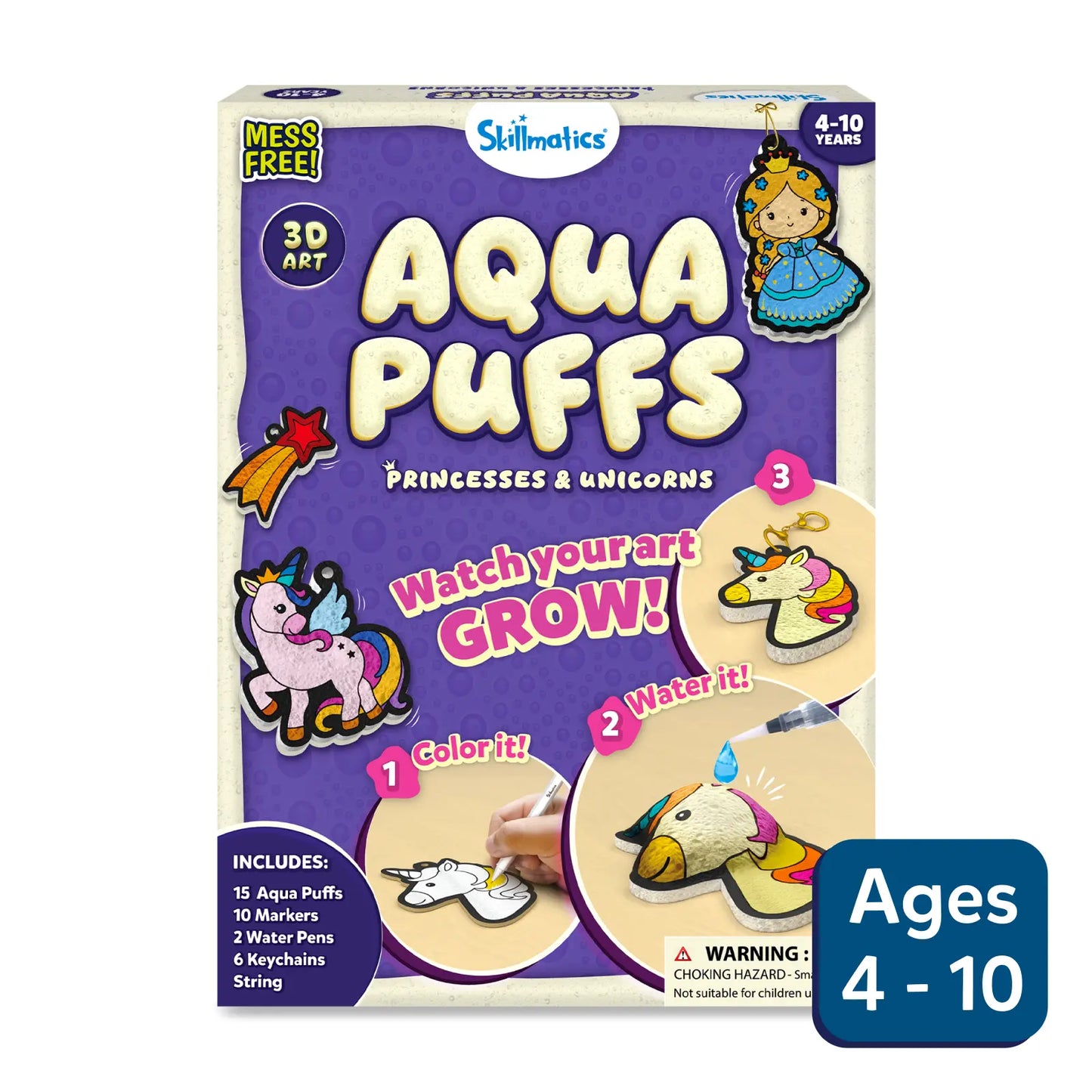 Skillmatics - Aqua Puffs Unicorns