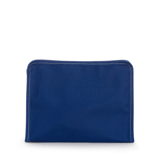 Trvl - Roadie Medium Zip Pouch, Coated Canvas Blue Bell