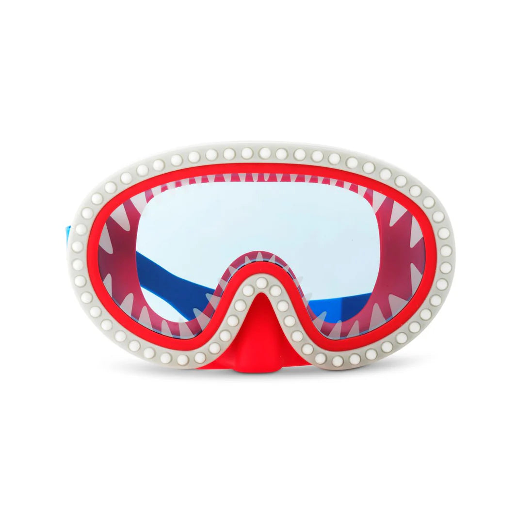 Bling2O - Shark Attack Mask Swim Goggles, Chewy Blue Lense