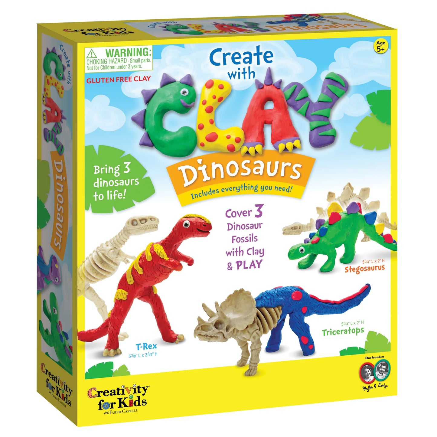 Faber-Castell - Create with Clay Dinosaurs