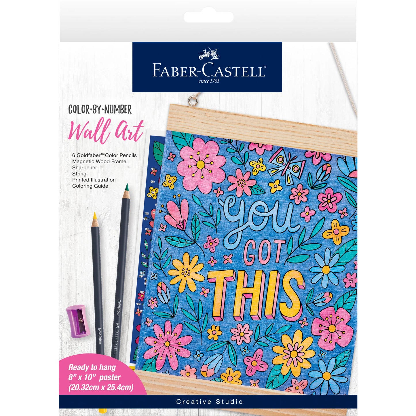 Faber-Castell - Color By Number Wall Art, You Got This