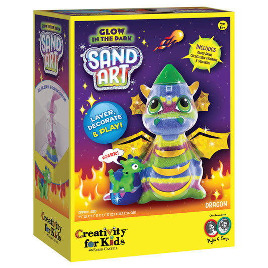 Faber-Castell - Glow in the Dark Sand Art Dragon