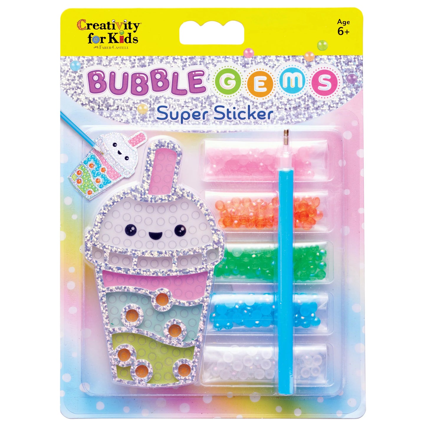 Faber-Castell - Bubble Gems Super Sticker Bubble Tea