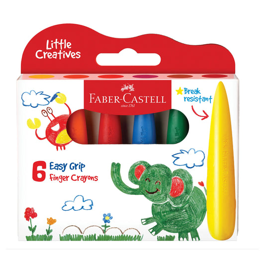 Faber-Castell - Little Creatives Easy Grip Crayons