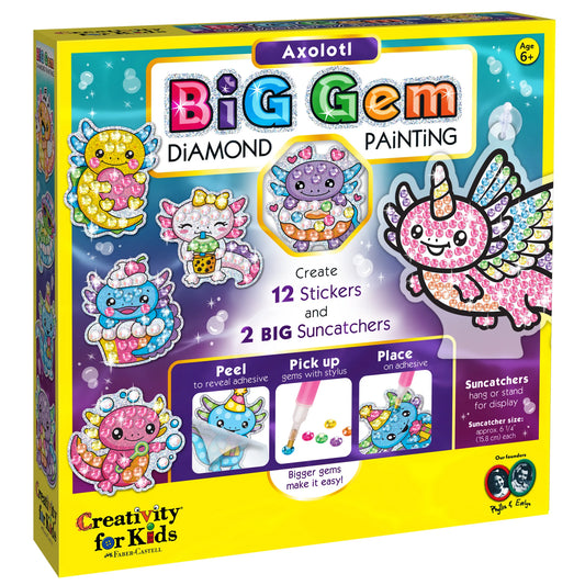 Faber-Castell - Big Gem Diamond Painting Axolotl