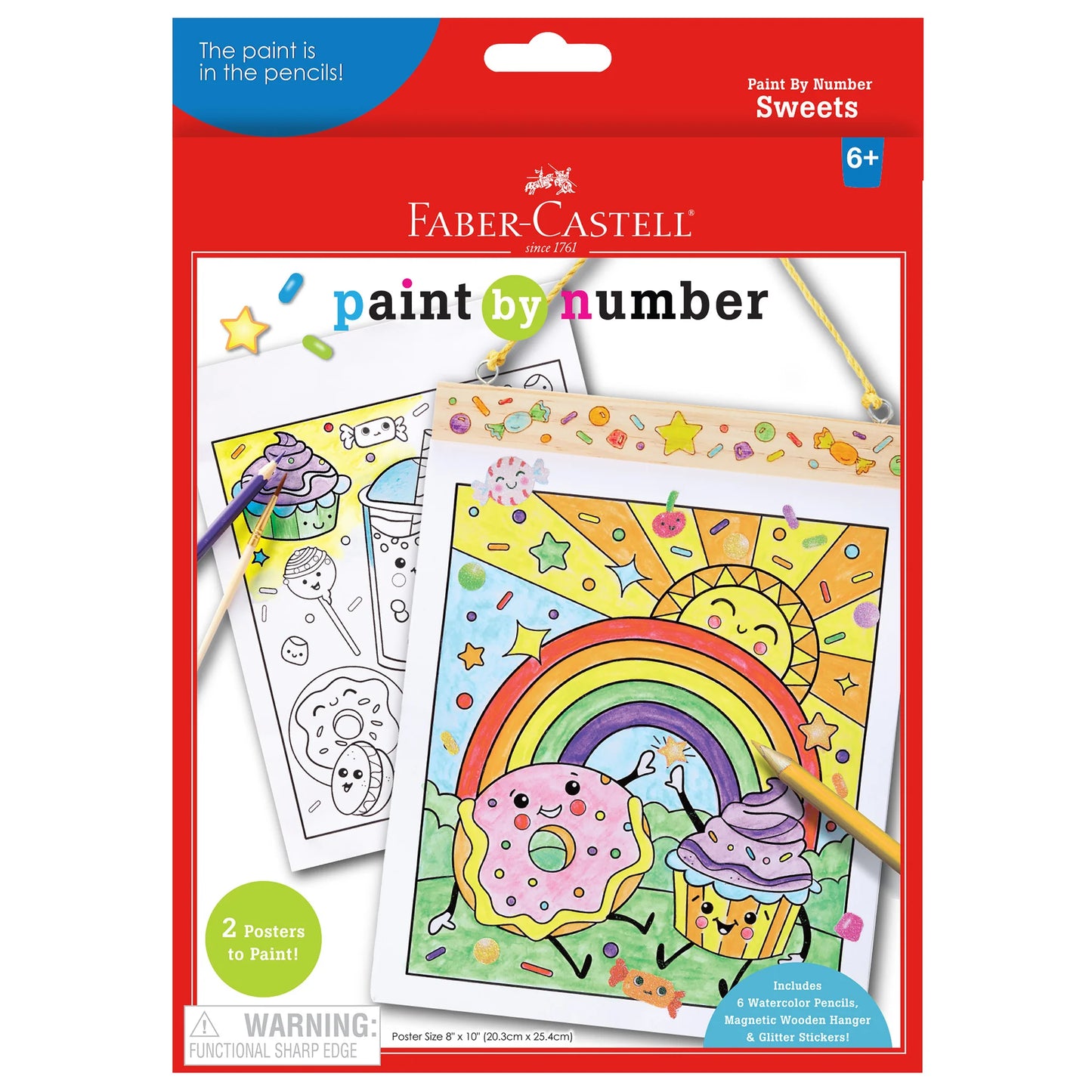 Faber-Castell - Paint By Number Sweets Wall Art