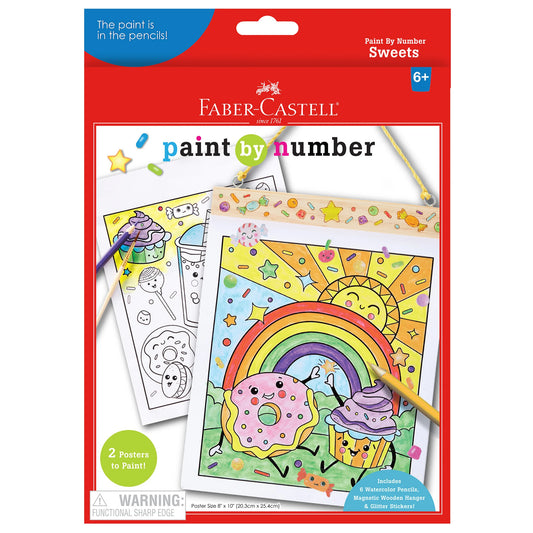 Faber-Castell - Paint By Number Sweets Wall Art