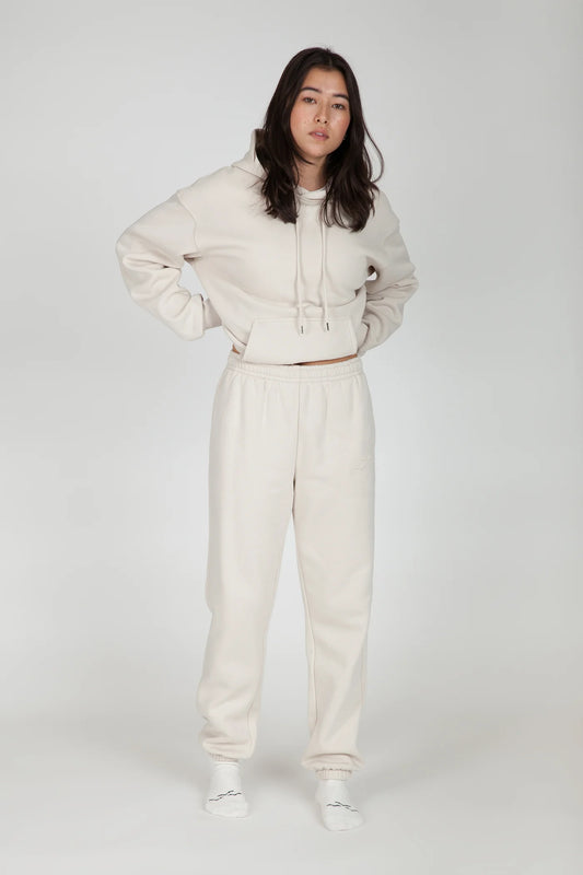 Lazypants - Chloe Relaxed Fit Hoodie & Nova Sweatpants, Bone