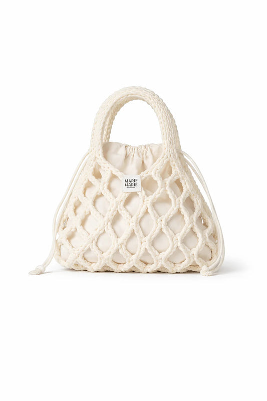 Marie Marie - Net Bag, Ecru