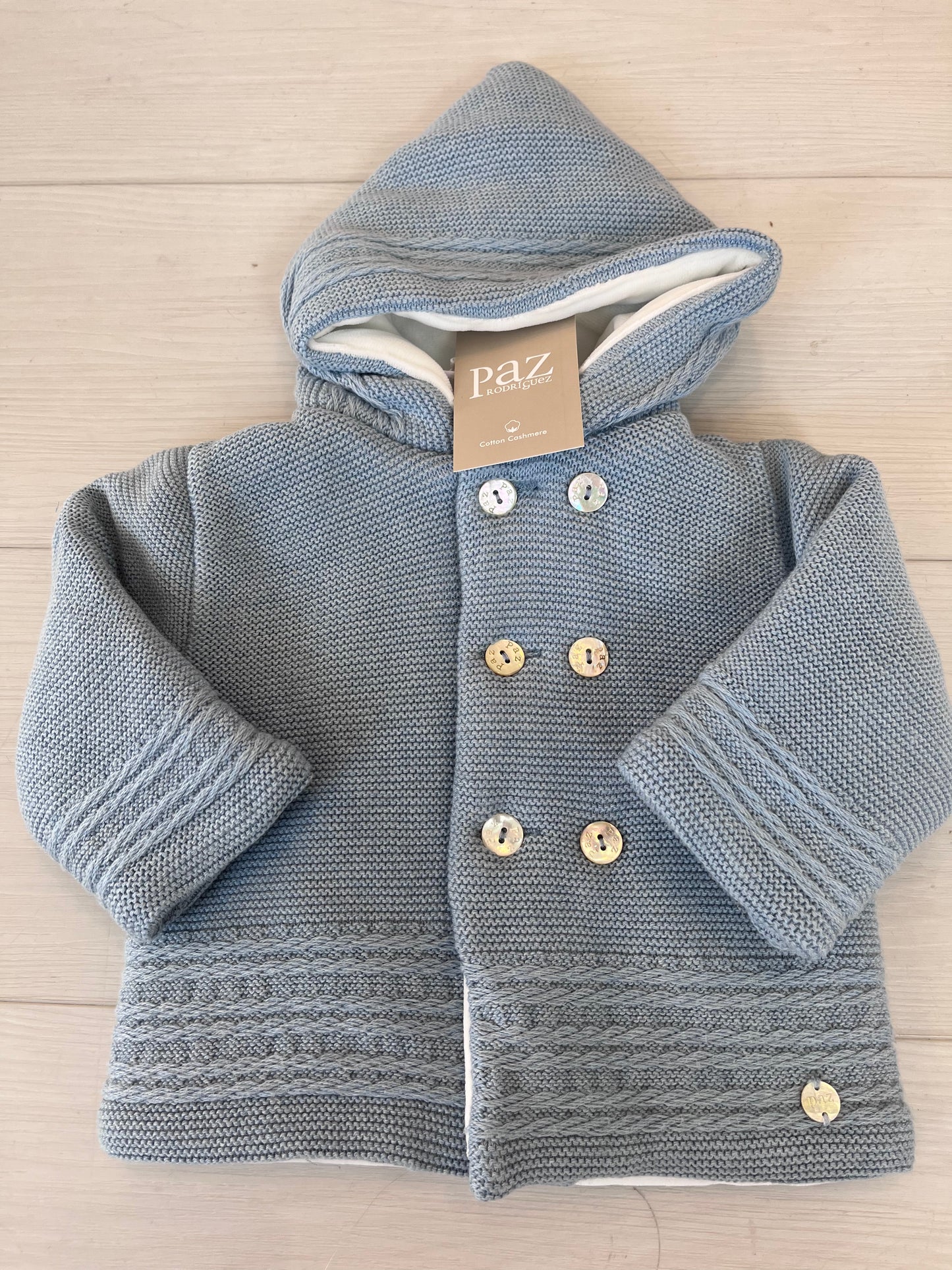 Paz Rodriguez Knit Newborn Coat Merlin 012-122235