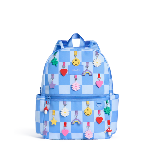 State - Kane Backpack, Charms Blue Check
