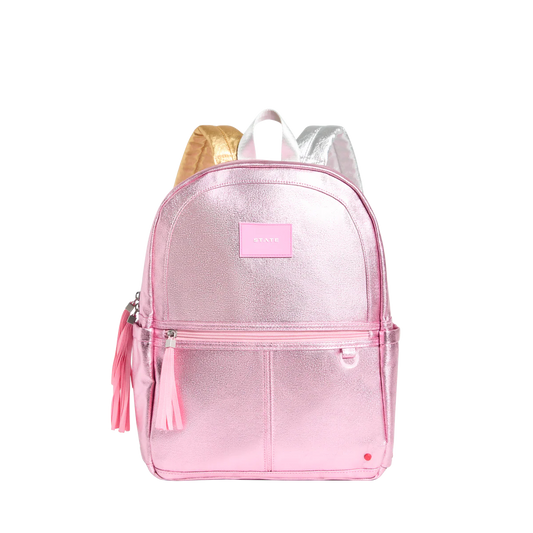 State - Kane Backpack, Pink/Silver