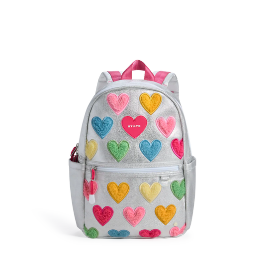 State - Kane Mini Backpack, Happy Fuzzy Hearts
