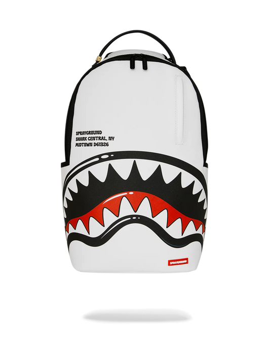 Sprayground - Shark Central Bubbly White Backpack