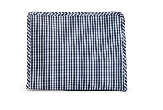 TRVL - Roadie Large Zip Pouch, Gingham Navy