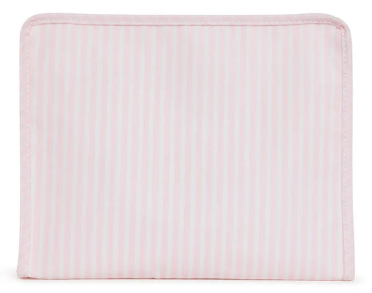 TRVL - Roadie Large Zip Pouch, Pimlico Stripe Pink