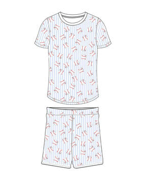 Esme boys Short Set Baseball pj