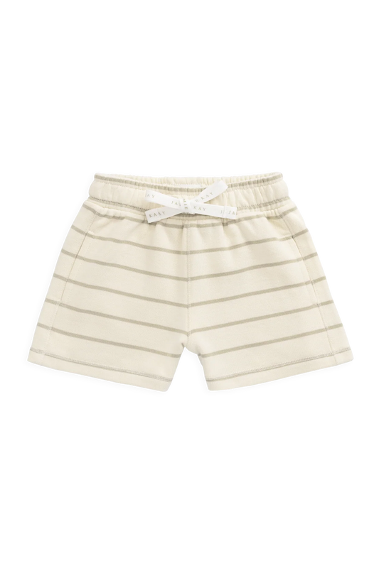 Jamie Kay - Jalen Shorts, Horizon Stripe Lichen/Cloud
