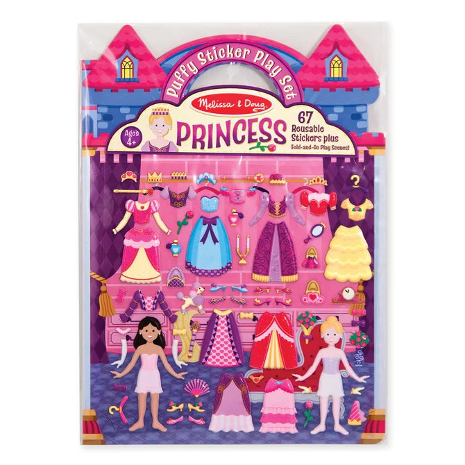 Melissa & Doug - Puffy Sticker Play Set, Princess