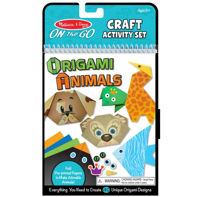 Melissa & Doug - On The Go Crafts Origami Activity Set, Animals