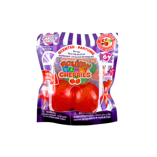 Incredible Novelties - Squishi Gummy Cherries Candy Scented