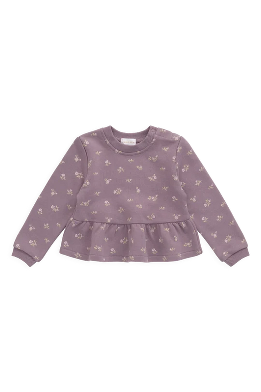 Jamie Kay - Organic Cotton Emiko Sweatshirt, Isla Plum