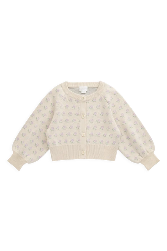 Jamie Kay - Evie Knitted Cardigan, Vanilla Evie