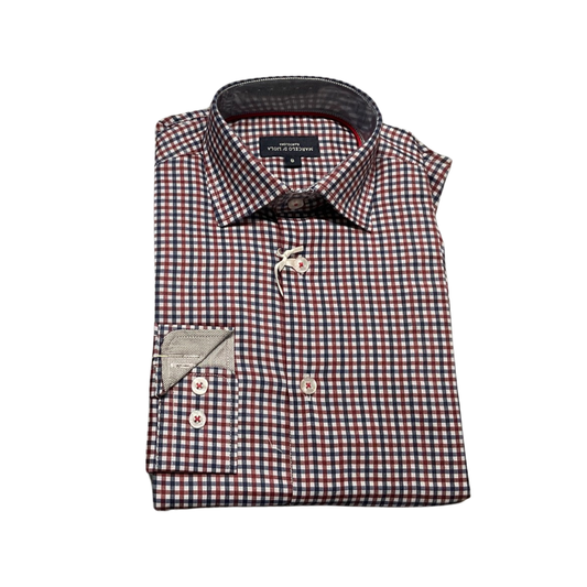 Leo and Zach dress shirt Rozo stitch