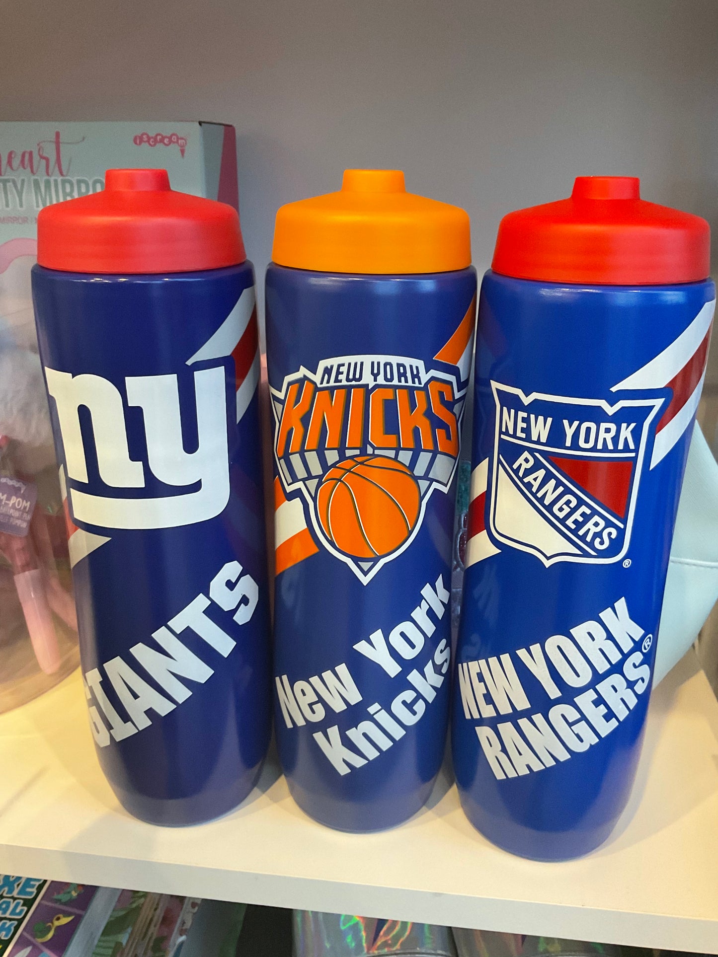New York water bottles