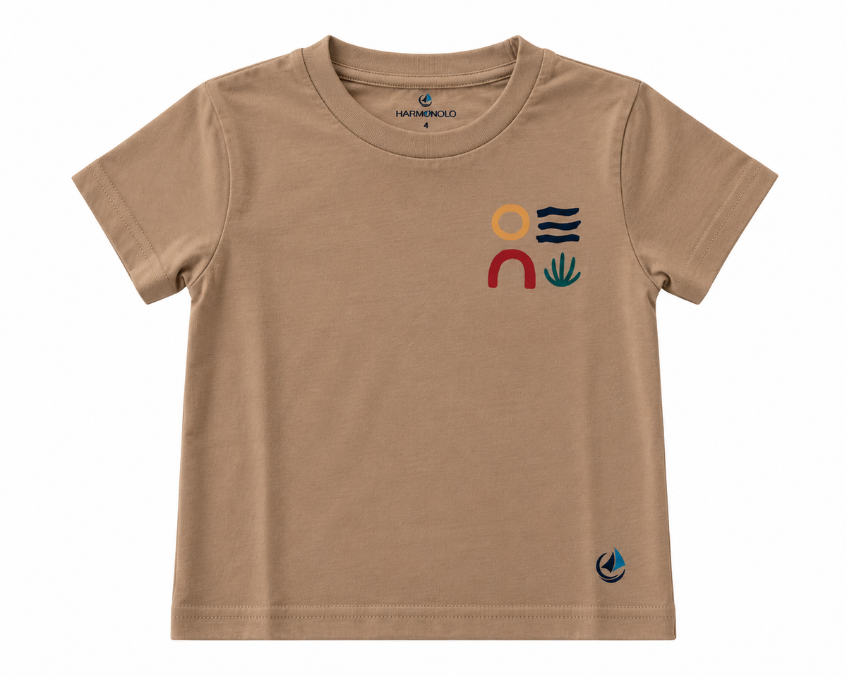 HARMONQLO - Boy’s T-Shirt, Terra
