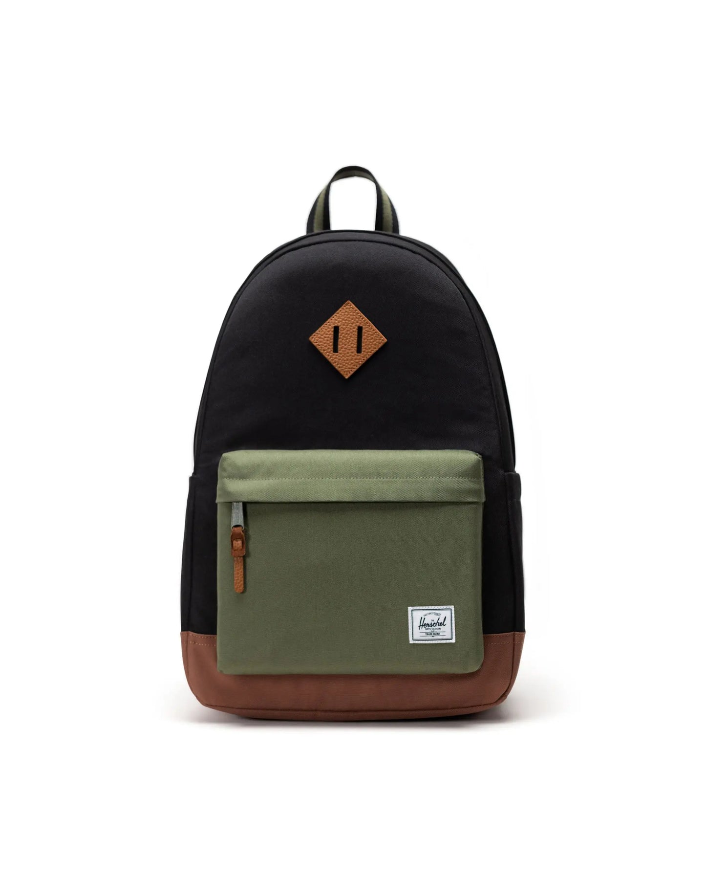 Herschel Heritage Backpack - black/four leaf clvr/sddle brn