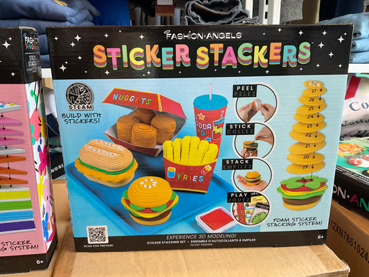 Fashion Angeles sticker stackers fast food