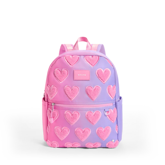 State - Ombré Fuzzy Hearts Kane Backpack