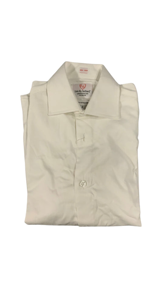 Leo and Zach dress shirt white