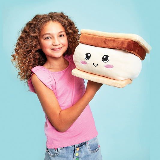 IScream Graham the S'more Vanilla Scented Embossed Plush Toy