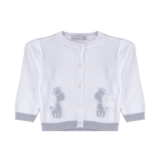 Patachou Baby Boys Giraffes Cardy Tricot