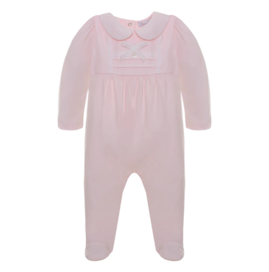 Patachou Baby Girls Pink Jersey Babygrow