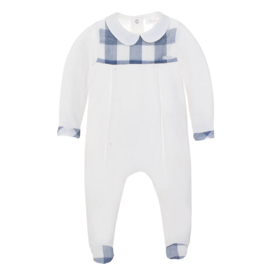 Patachou White Baby Boy Babygrow