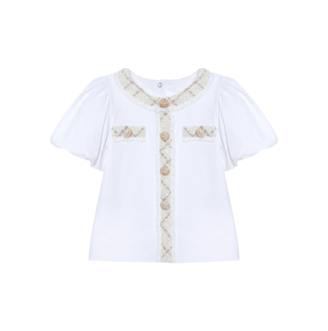 Patachou Button Down T-Shirt