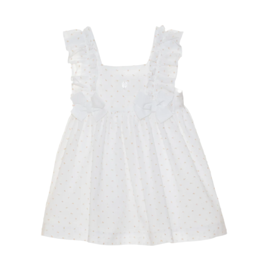 Patachou Woven White Dress