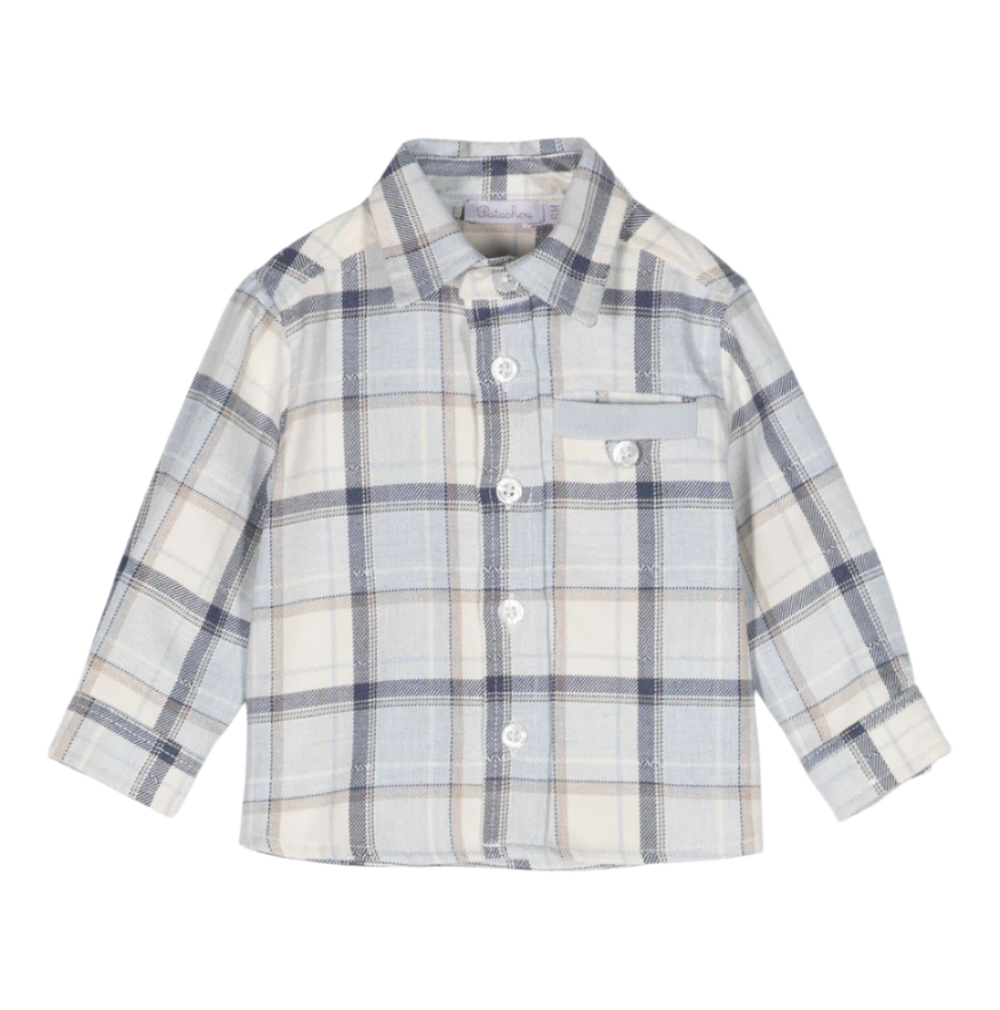 Patachou Checkered Button Down Shirt