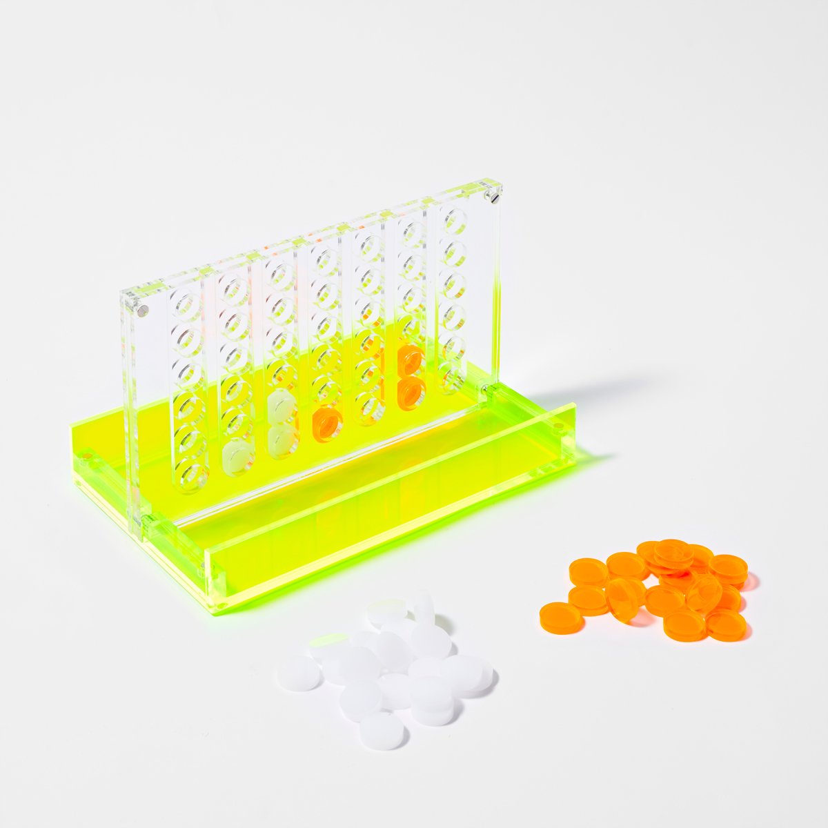 Sunnylife Mini Lucite 4 In A Row Limited Edition Neon