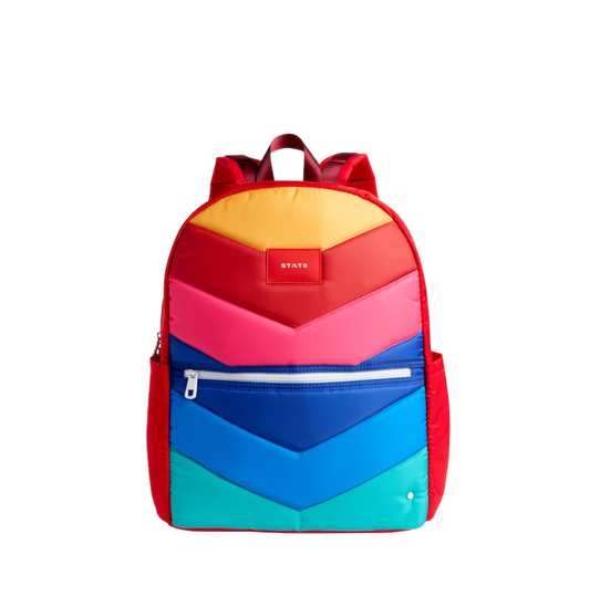 STATE Rainbow Backpack - Kane Kids Large Rainbow Chevron