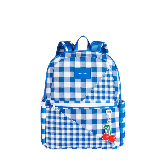 STATE Kids Double Pocket Gingham