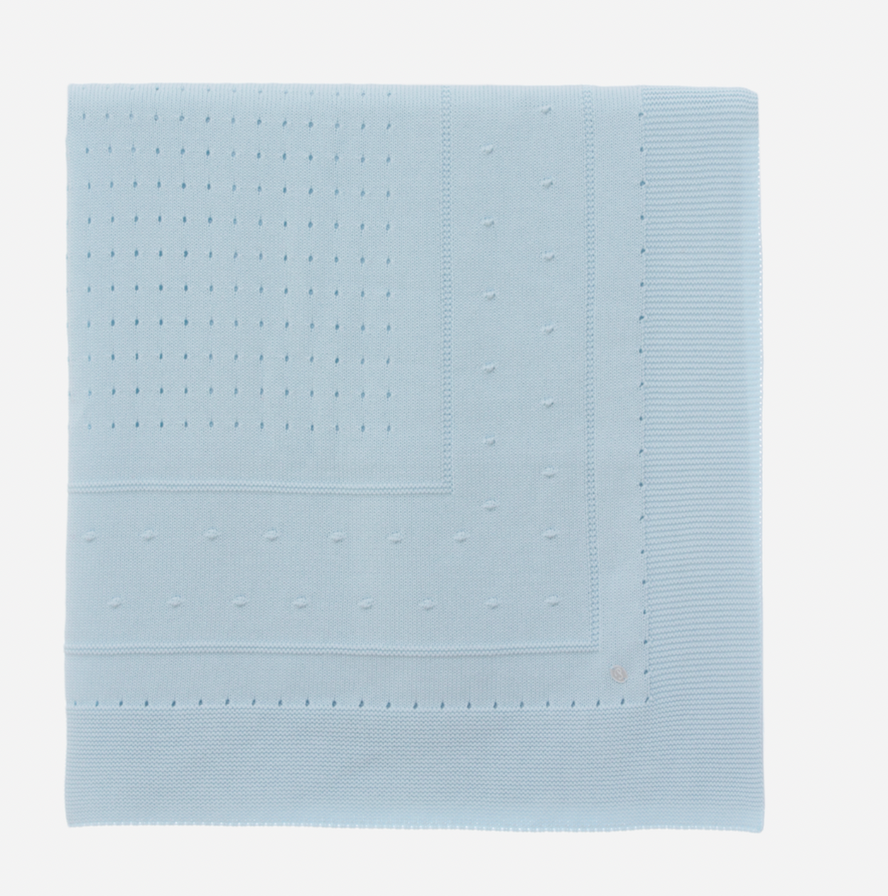 Patachou - Baby Blue Tricot Blanket