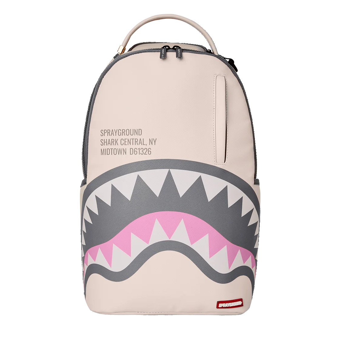 Girl Shark Sprayground Backpack - SHARK CENTRAL ROSE DLXSV BACKPACK (B6347)