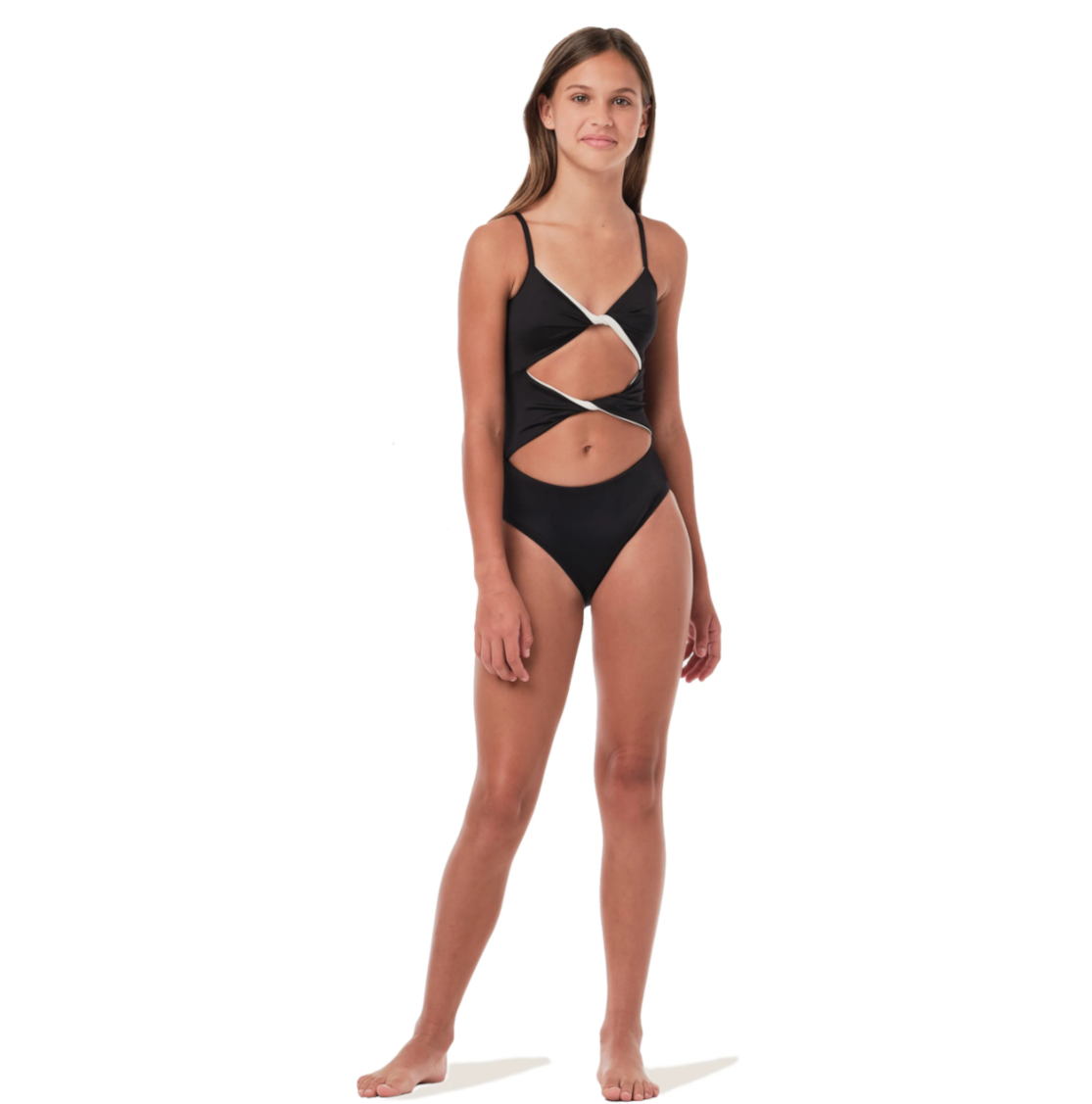 Submarine Black Cutout One Piece