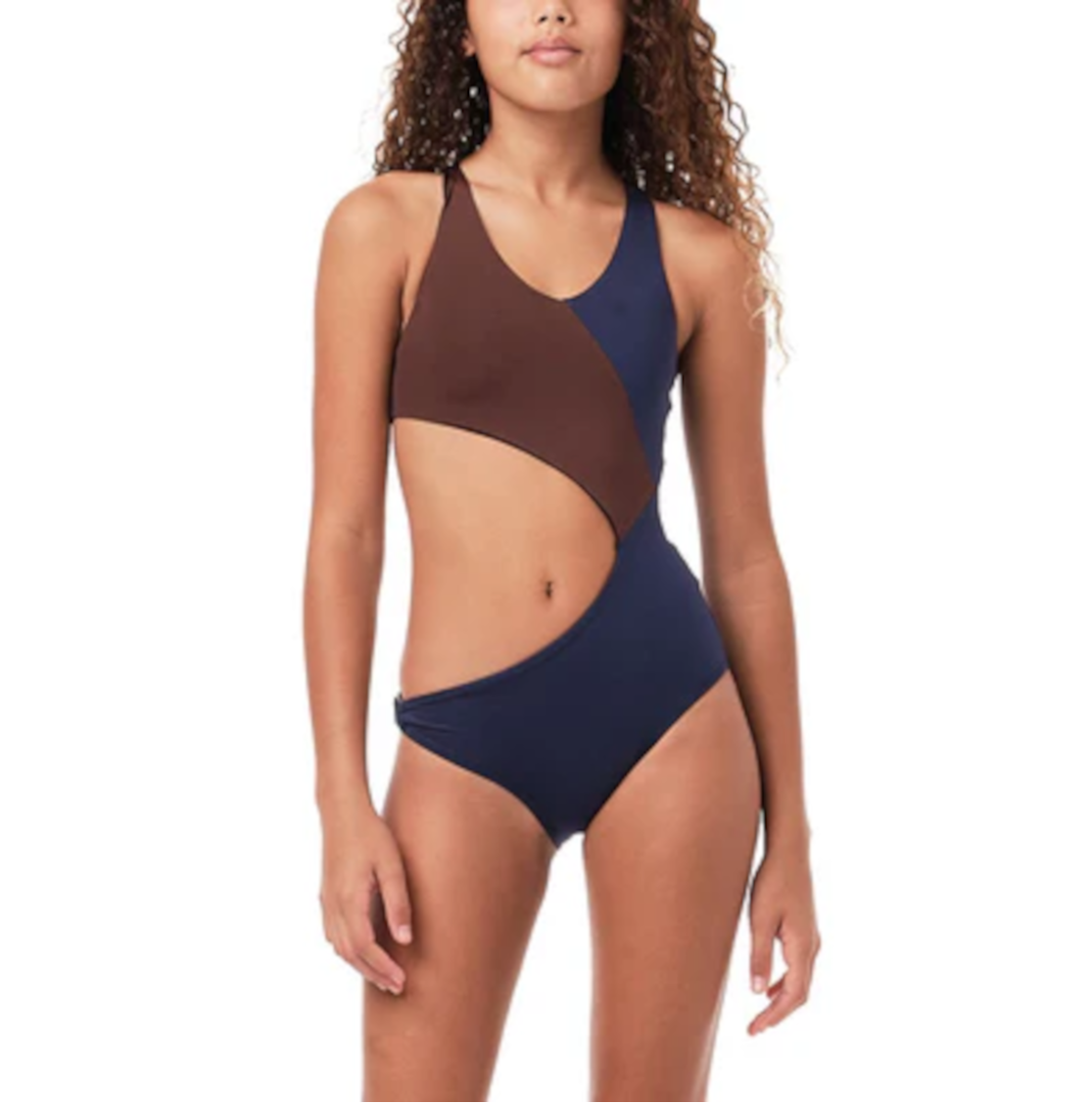 Submarine Navy and Brown One Piece