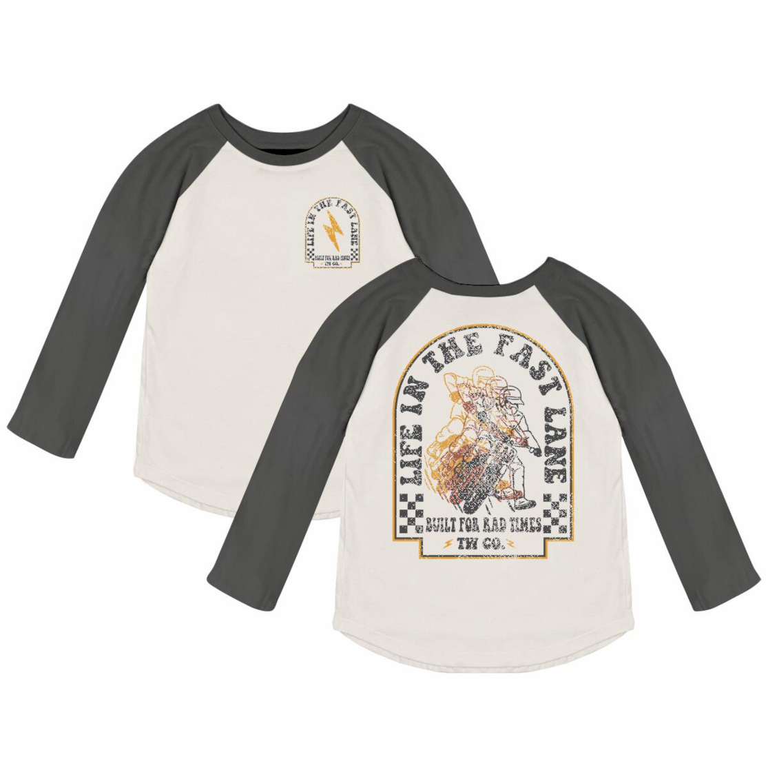 TINY WHALES Fast Lane Long Sleeve Raglan